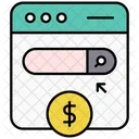 Paid Search Money Dollar Icon