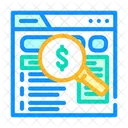 Paid Search Seo Icon
