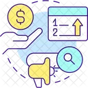Paid search advertising  Icon