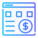 Paid Service Dollar Marketing Icon