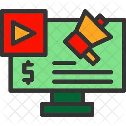 Paid Social Advertising  Icon