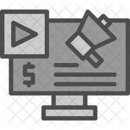 Paid Social Advertising  Icon