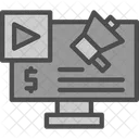 Paid Social Advertising Advertising Media Symbol