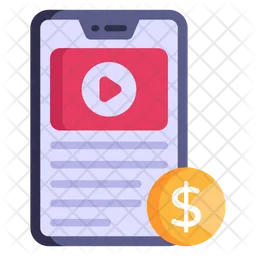 Paid Video  Icon