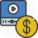 Paid Video Elearning Icon