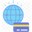 Paiement Dans Le Monde Entier Carte De Credit Icône