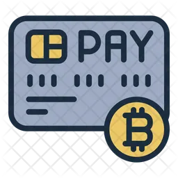 Paiement en bitcoins  Icône