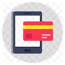 Paiement Mobile Paiement Par Smartphone Paiement Par Telephone Icône