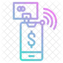 Paiement Mobile Telephone Icône