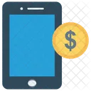 Paiement En Ligne Mobile Icon