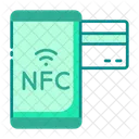 Paiement NFC Paiement Sans Contact Portefeuille Numerique Icône