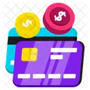 Paiement par carte  Icône