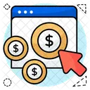 Paiement Par Clic Ppc Cpc Icône
