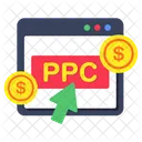 Paiement Par Clic Ppc Cpc Icône