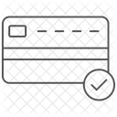 Verification Paiement Icone Thinline Icône