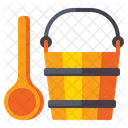 Pail And Ladle  Icon