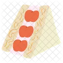 Creme Fromage Pain Icône