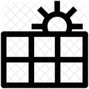 Energia Energia Renovavel Eletricidade Solar Ícone