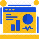 Painel Painel De Analise Visualizacao De Dados Ícone
