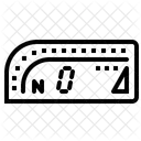 Painel Odometro Medidor De Viagem Ícone