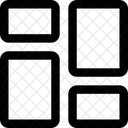 Painel Layout Design Ícone