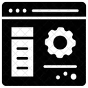 Painel Web Avaliacao De Desempenho Configuracao Web Icon
