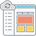 Painel De Controle De Nuvem Painel De Controle De Nuvem Controle De Nuvem Icon