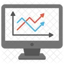 Web Analytics Classificacao Ícone