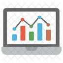 Web Analytics Classificacao Ícone