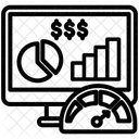 Painel financeiro  Ícone