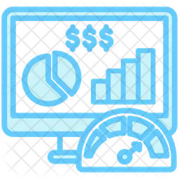 Painel financeiro  Ícone