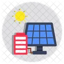 Painel Solar Celula Fotovoltaica Placa Solar Ícone
