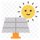 Painel Solar Emoji Solar Emoticon Ícone