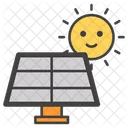 Painel Solar Emoji Solar Emoticon Ícone