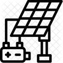 Painel Solar Ecologia E Meio Ambiente Energia Solar 아이콘