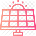 Painel Solar Energia Solar Industria De Energia Icon