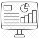 Web Dashboard Icone Thinline Ícone