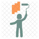 Paint Paint Roller Construction Icon