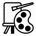 Paint Paint Hobby Creativity Icon