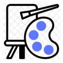 Paint Paint Hobby Creativity Icon