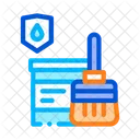 Waterproof Material Paint Icon