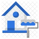 Paint Home Repair Roller Icon