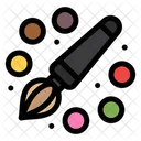 Paint Brush Color Brush Painting Icon