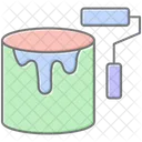 Paint Bucket Lineal Color Icon Icon