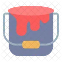 Paint Bucket Paint Bucket Home Tools Construction Icon