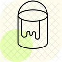 Paint Bucket Minimal Outline Icon