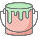 Paint Can Color Bucket Icon