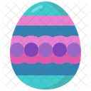 Paint Egg Pattern Art Icon