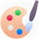 Paint Brush Color Icon