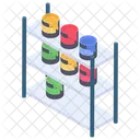Paint Jar Bucket Colors Dye Colors Icon